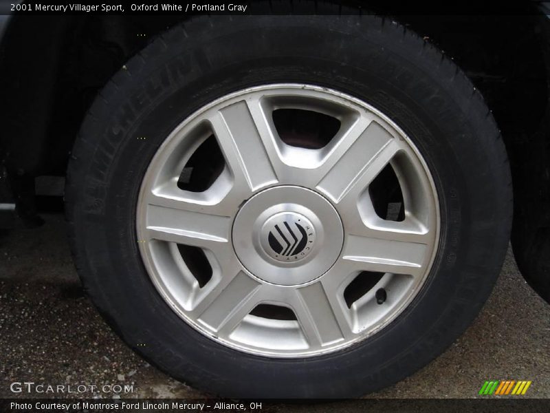 Oxford White / Portland Gray 2001 Mercury Villager Sport