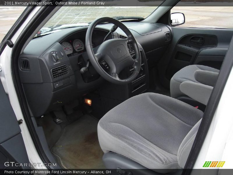 Oxford White / Portland Gray 2001 Mercury Villager Sport