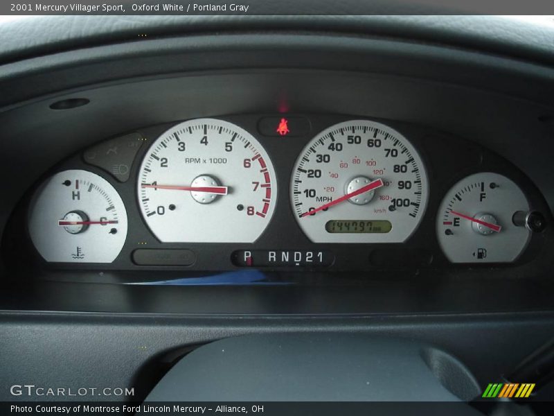 Oxford White / Portland Gray 2001 Mercury Villager Sport