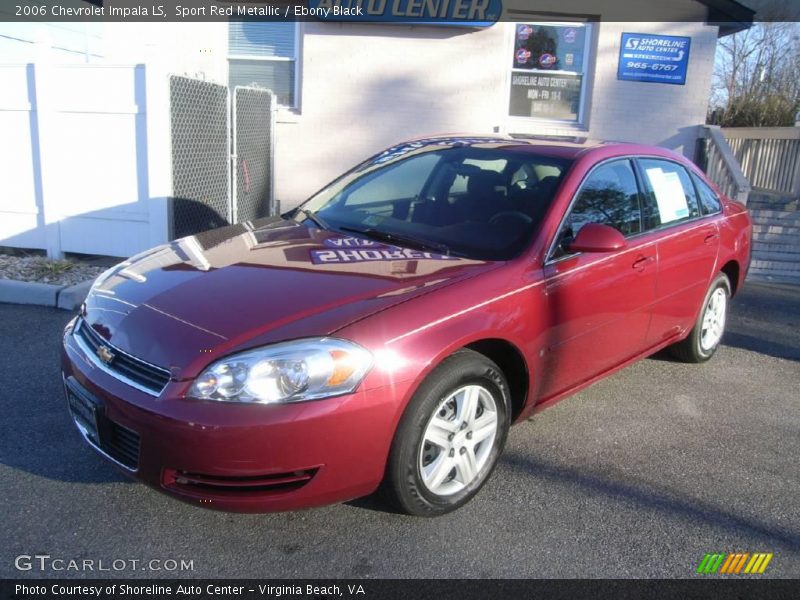 Sport Red Metallic / Ebony Black 2006 Chevrolet Impala LS