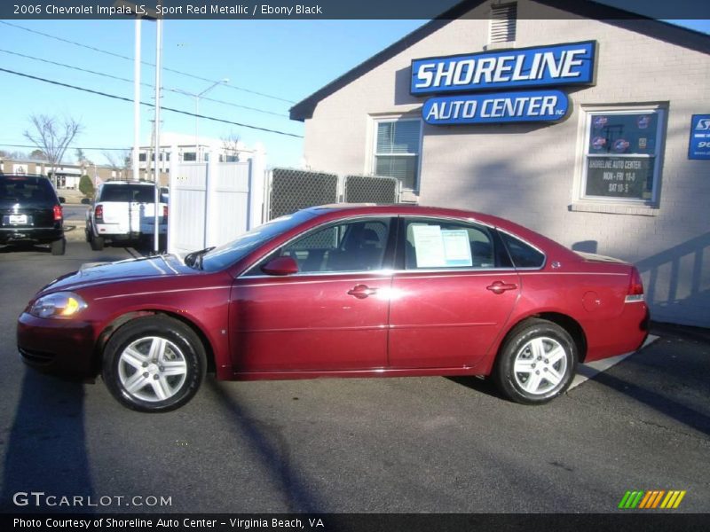 Sport Red Metallic / Ebony Black 2006 Chevrolet Impala LS