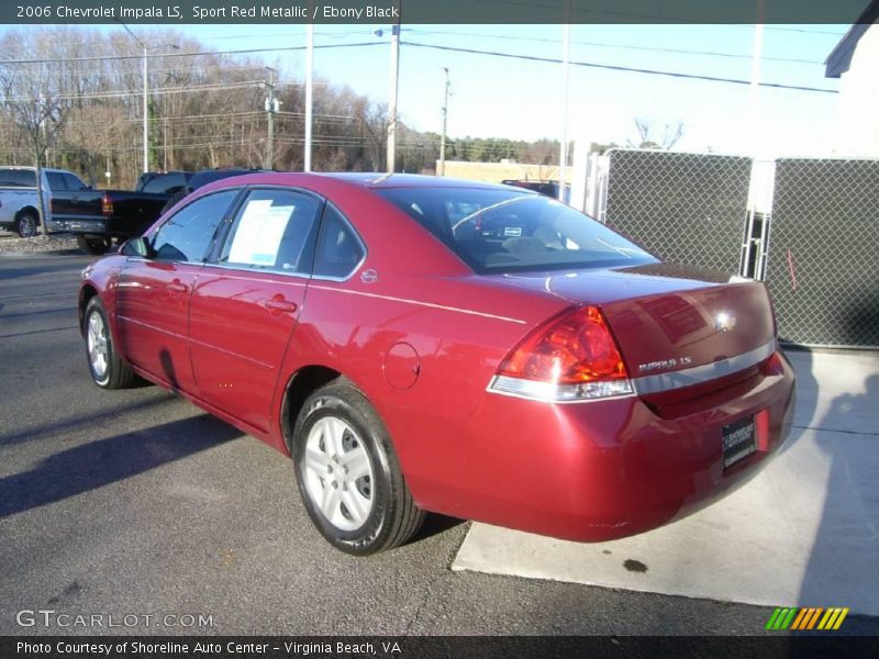 Sport Red Metallic / Ebony Black 2006 Chevrolet Impala LS