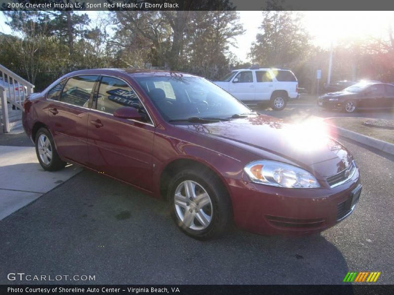 Sport Red Metallic / Ebony Black 2006 Chevrolet Impala LS