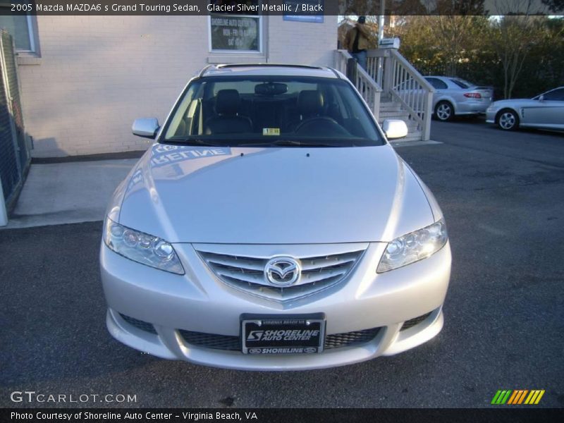 Glacier Silver Metallic / Black 2005 Mazda MAZDA6 s Grand Touring Sedan