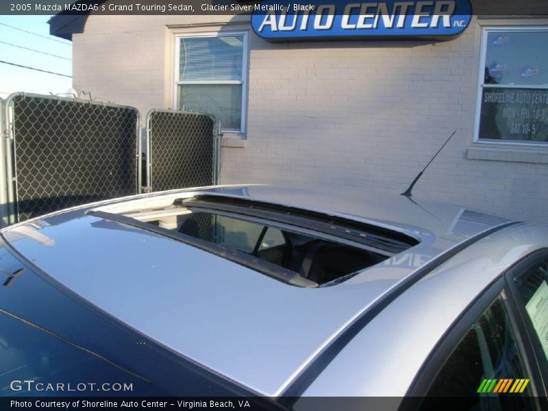 Glacier Silver Metallic / Black 2005 Mazda MAZDA6 s Grand Touring Sedan