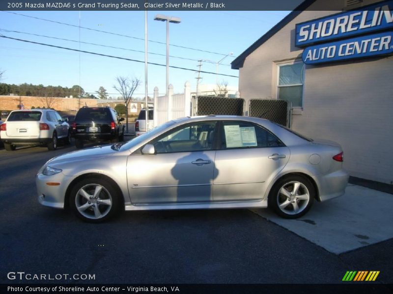 Glacier Silver Metallic / Black 2005 Mazda MAZDA6 s Grand Touring Sedan
