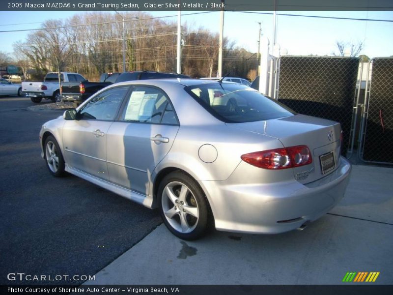 Glacier Silver Metallic / Black 2005 Mazda MAZDA6 s Grand Touring Sedan