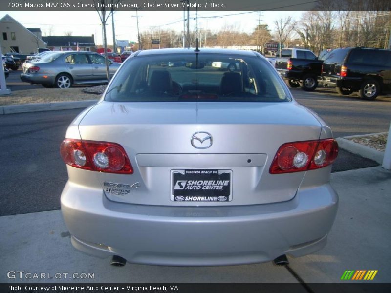 Glacier Silver Metallic / Black 2005 Mazda MAZDA6 s Grand Touring Sedan