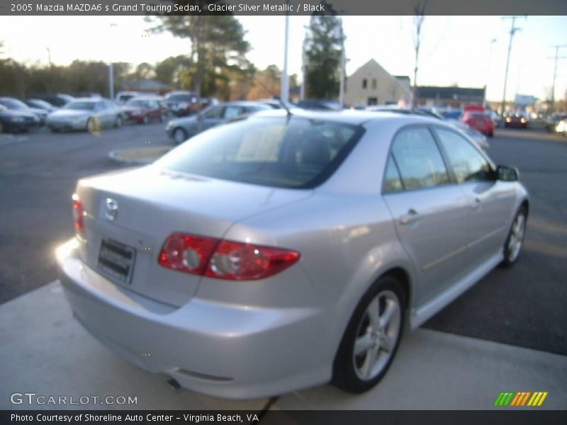 Glacier Silver Metallic / Black 2005 Mazda MAZDA6 s Grand Touring Sedan