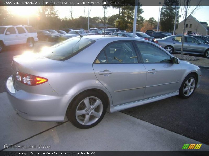 Glacier Silver Metallic / Black 2005 Mazda MAZDA6 s Grand Touring Sedan