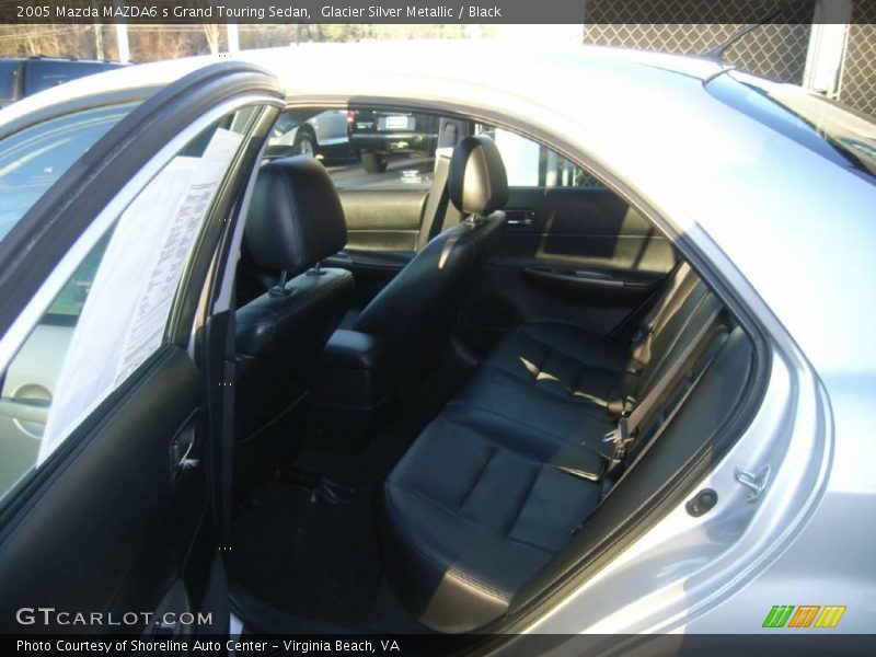 Glacier Silver Metallic / Black 2005 Mazda MAZDA6 s Grand Touring Sedan