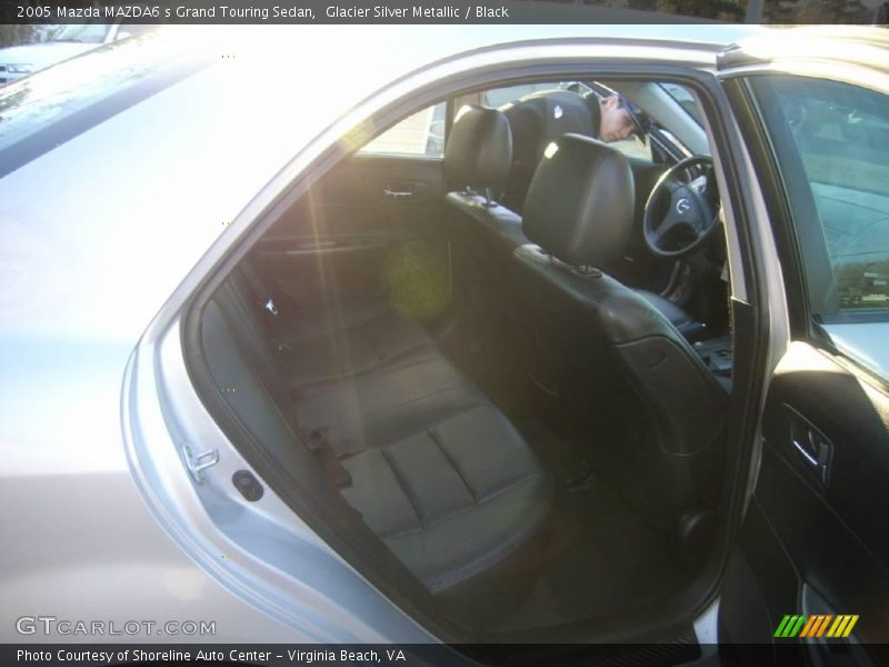 Glacier Silver Metallic / Black 2005 Mazda MAZDA6 s Grand Touring Sedan