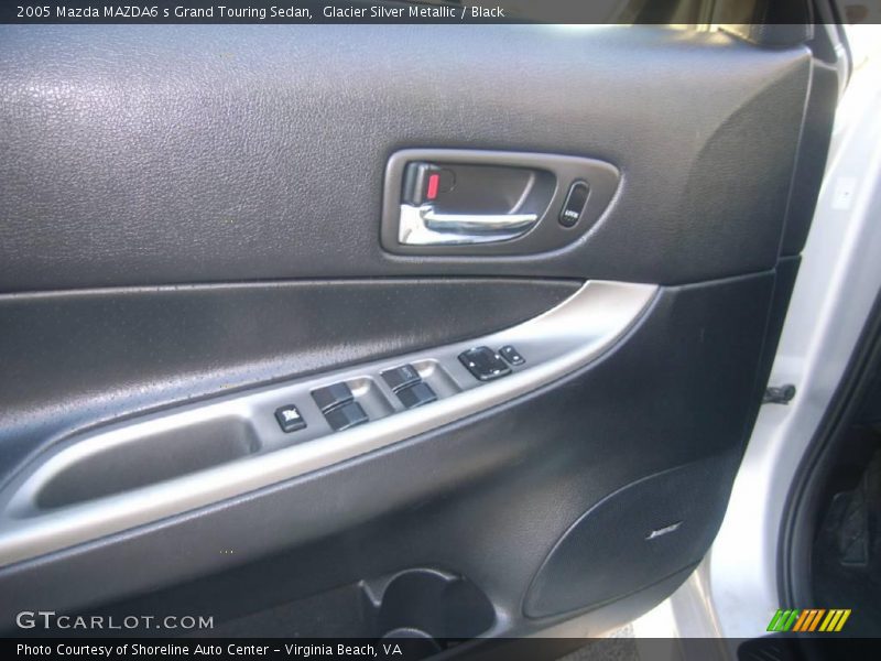 Glacier Silver Metallic / Black 2005 Mazda MAZDA6 s Grand Touring Sedan