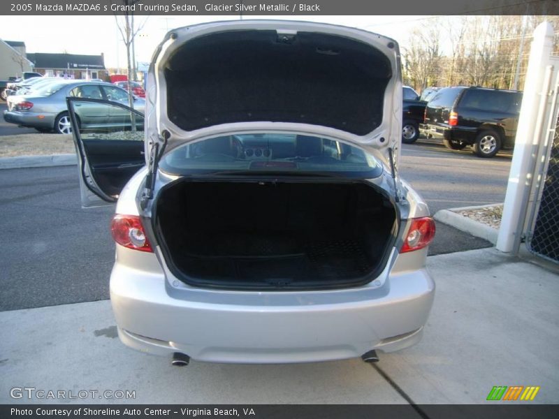 Glacier Silver Metallic / Black 2005 Mazda MAZDA6 s Grand Touring Sedan