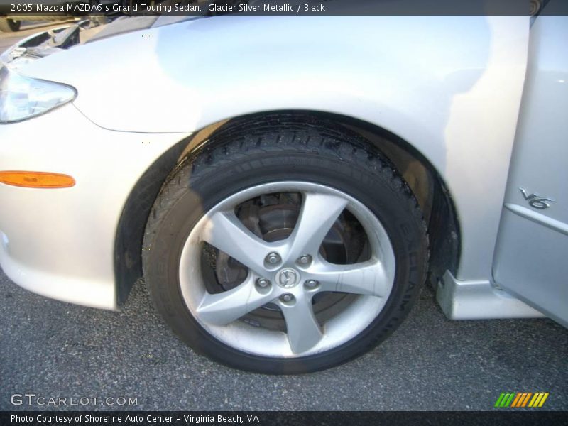 Glacier Silver Metallic / Black 2005 Mazda MAZDA6 s Grand Touring Sedan