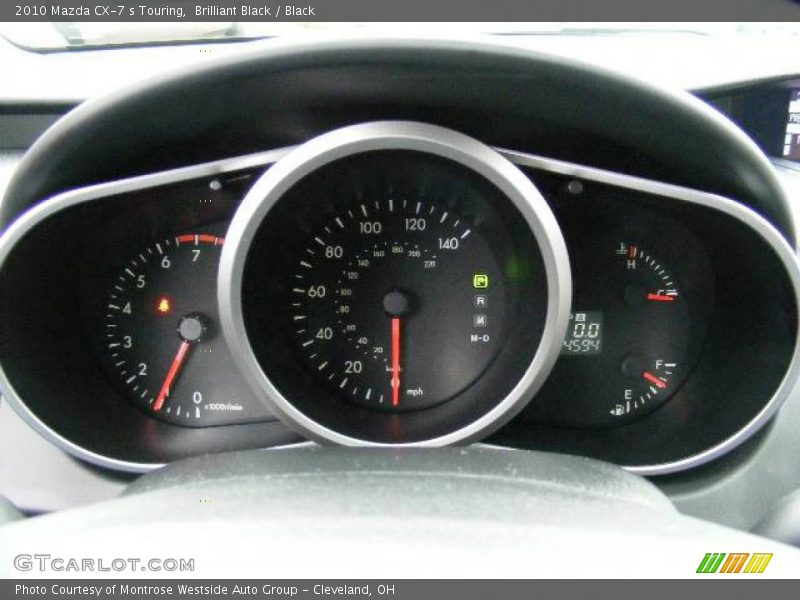 Brilliant Black / Black 2010 Mazda CX-7 s Touring
