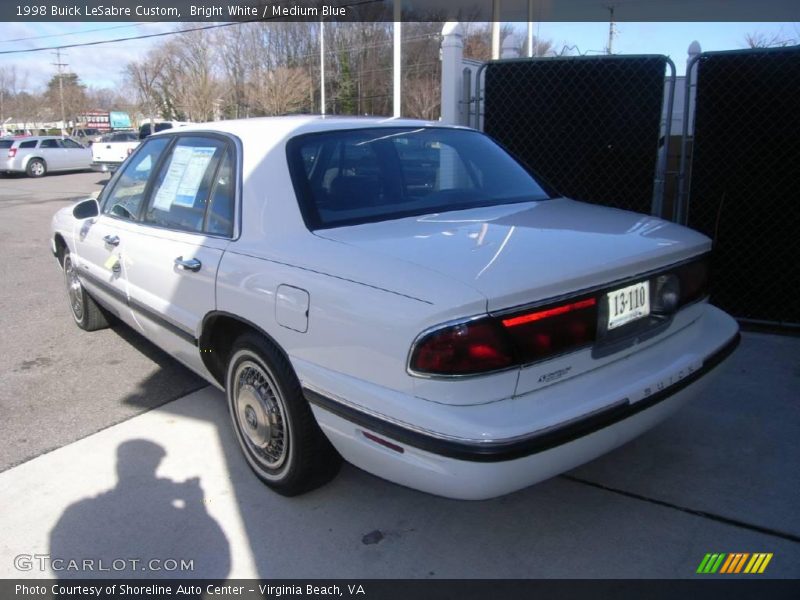 Bright White / Medium Blue 1998 Buick LeSabre Custom