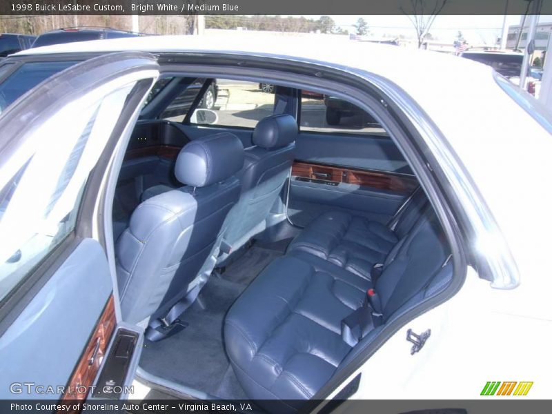 Bright White / Medium Blue 1998 Buick LeSabre Custom