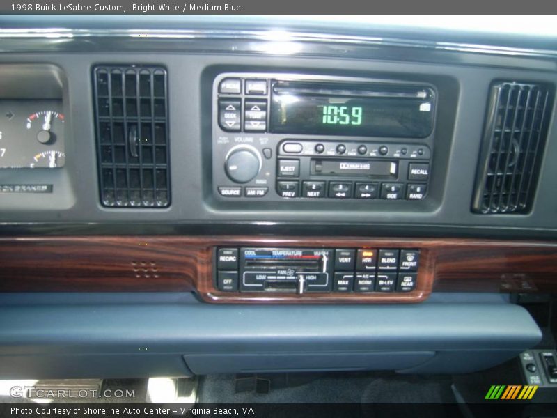 Bright White / Medium Blue 1998 Buick LeSabre Custom
