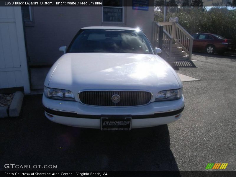 Bright White / Medium Blue 1998 Buick LeSabre Custom