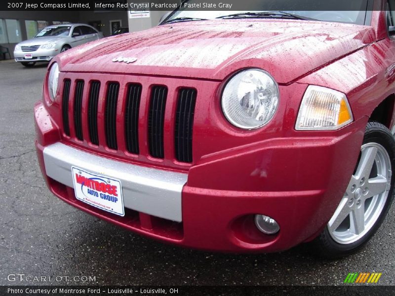 Inferno Red Crystal Pearlcoat / Pastel Slate Gray 2007 Jeep Compass Limited