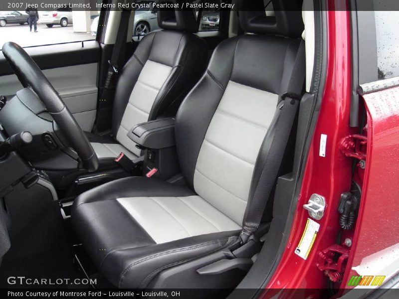 Inferno Red Crystal Pearlcoat / Pastel Slate Gray 2007 Jeep Compass Limited