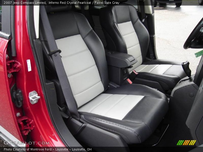 Inferno Red Crystal Pearlcoat / Pastel Slate Gray 2007 Jeep Compass Limited