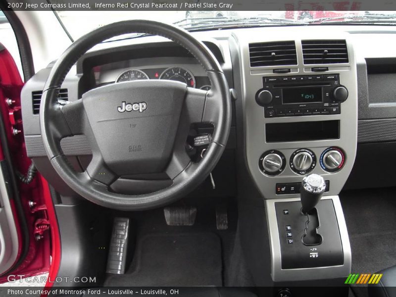Inferno Red Crystal Pearlcoat / Pastel Slate Gray 2007 Jeep Compass Limited
