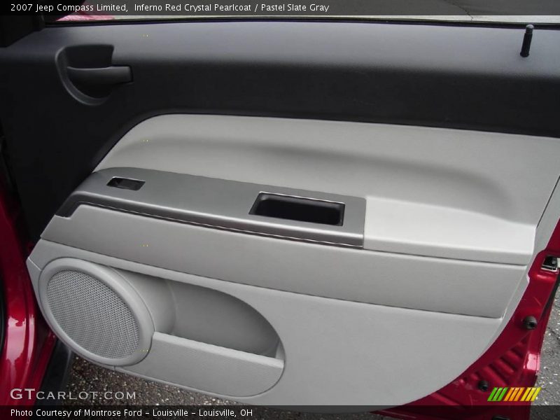 Inferno Red Crystal Pearlcoat / Pastel Slate Gray 2007 Jeep Compass Limited