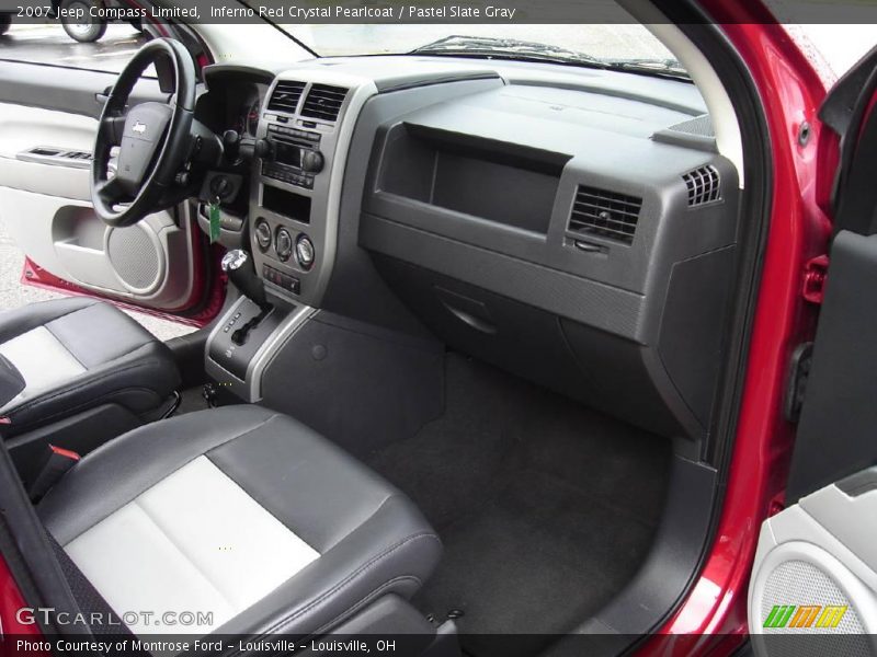 Inferno Red Crystal Pearlcoat / Pastel Slate Gray 2007 Jeep Compass Limited