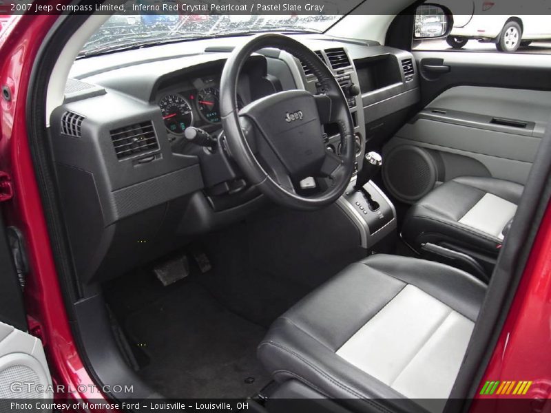 Inferno Red Crystal Pearlcoat / Pastel Slate Gray 2007 Jeep Compass Limited