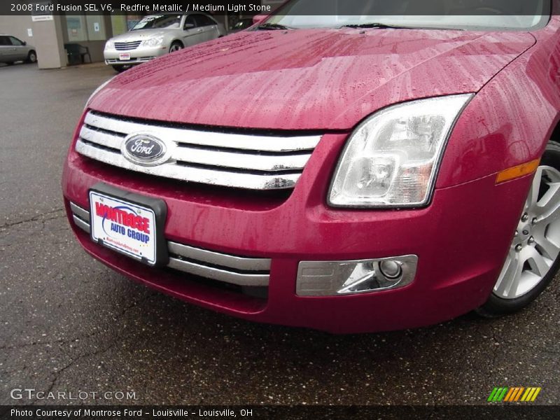 Redfire Metallic / Medium Light Stone 2008 Ford Fusion SEL V6