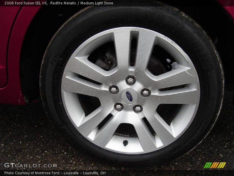 Redfire Metallic / Medium Light Stone 2008 Ford Fusion SEL V6