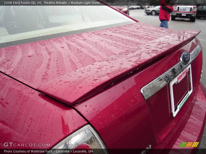 Redfire Metallic / Medium Light Stone 2008 Ford Fusion SEL V6