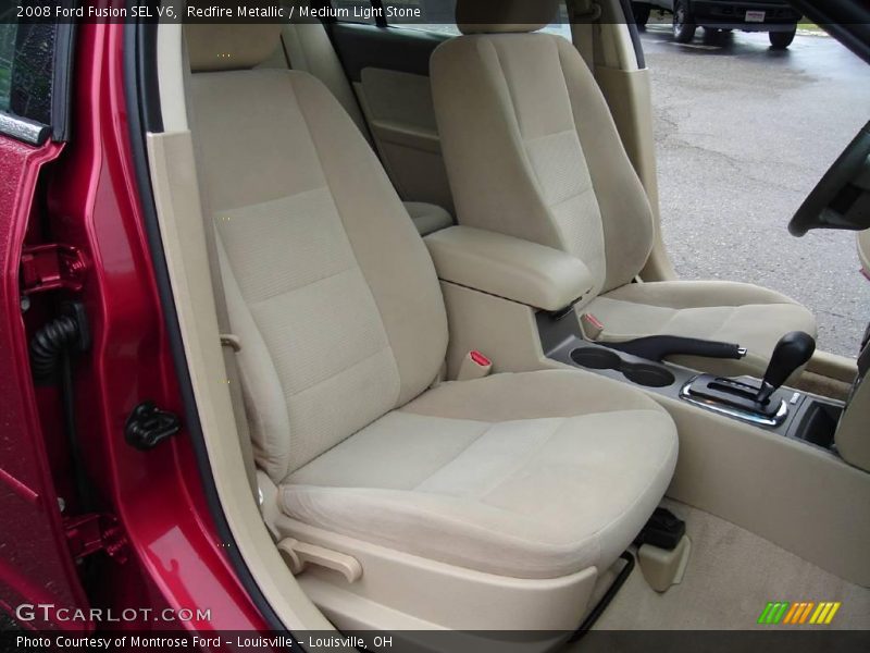 Redfire Metallic / Medium Light Stone 2008 Ford Fusion SEL V6