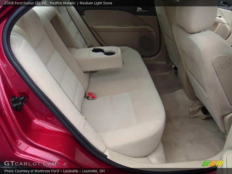 Redfire Metallic / Medium Light Stone 2008 Ford Fusion SEL V6