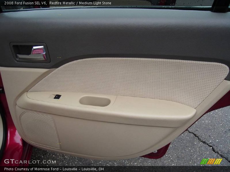 Redfire Metallic / Medium Light Stone 2008 Ford Fusion SEL V6
