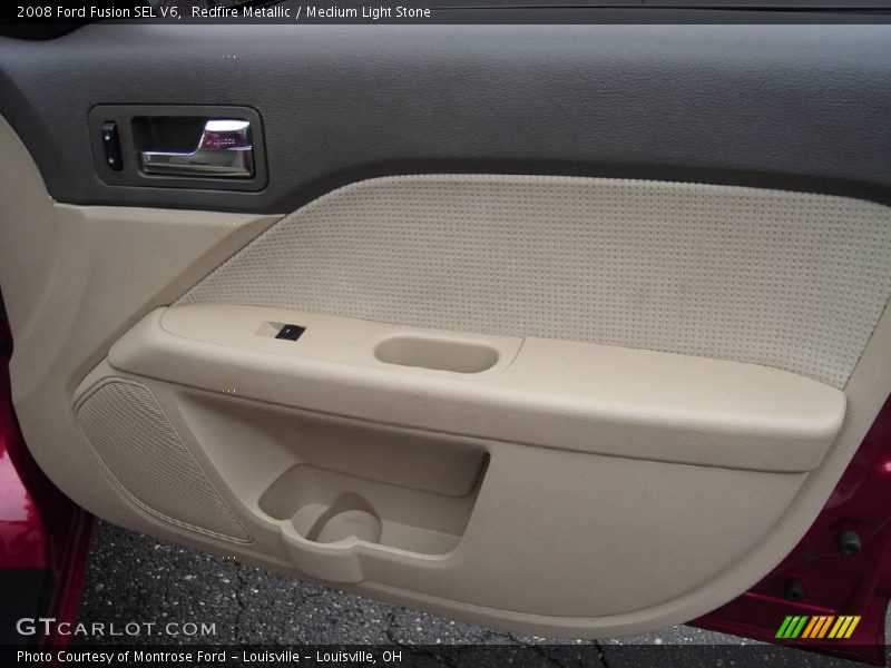Redfire Metallic / Medium Light Stone 2008 Ford Fusion SEL V6