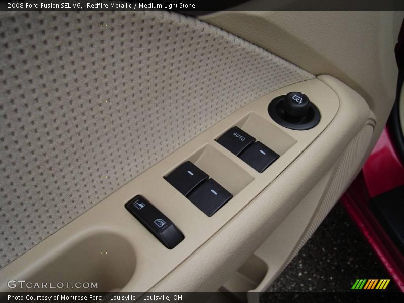 Redfire Metallic / Medium Light Stone 2008 Ford Fusion SEL V6
