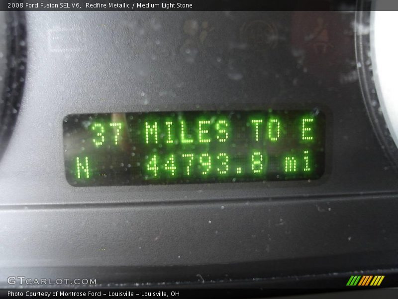 Redfire Metallic / Medium Light Stone 2008 Ford Fusion SEL V6