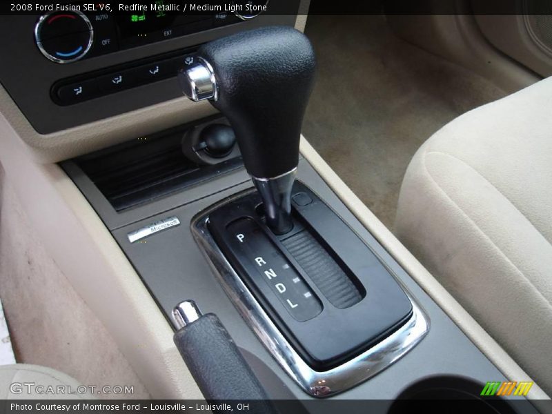 Redfire Metallic / Medium Light Stone 2008 Ford Fusion SEL V6