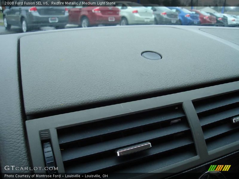 Redfire Metallic / Medium Light Stone 2008 Ford Fusion SEL V6