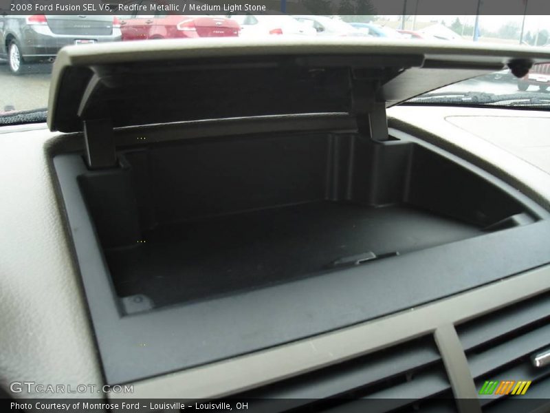 Redfire Metallic / Medium Light Stone 2008 Ford Fusion SEL V6