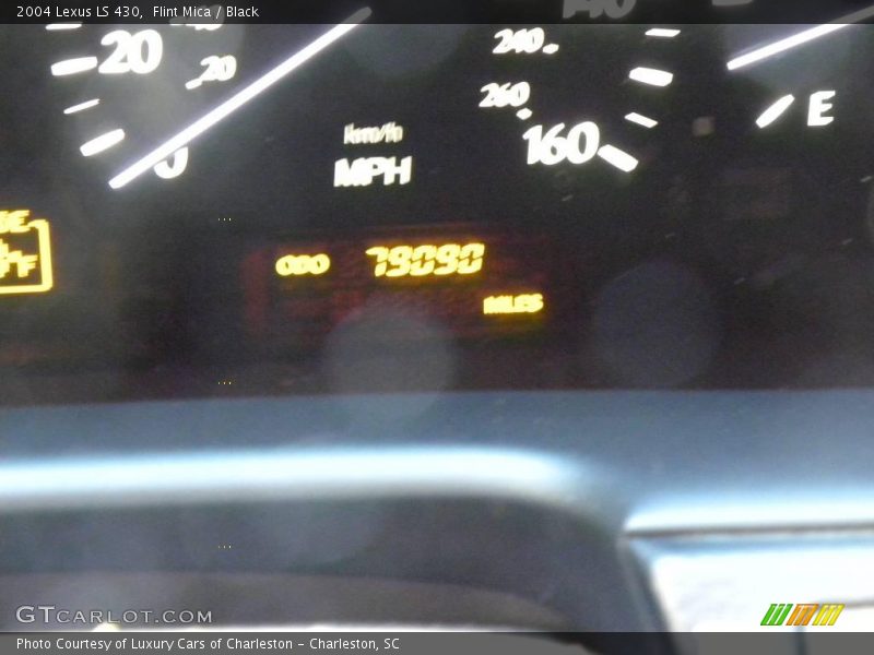 Flint Mica / Black 2004 Lexus LS 430