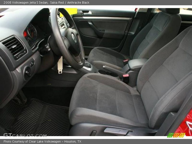 Salsa Red / Anthracite Black 2008 Volkswagen Jetta S Sedan