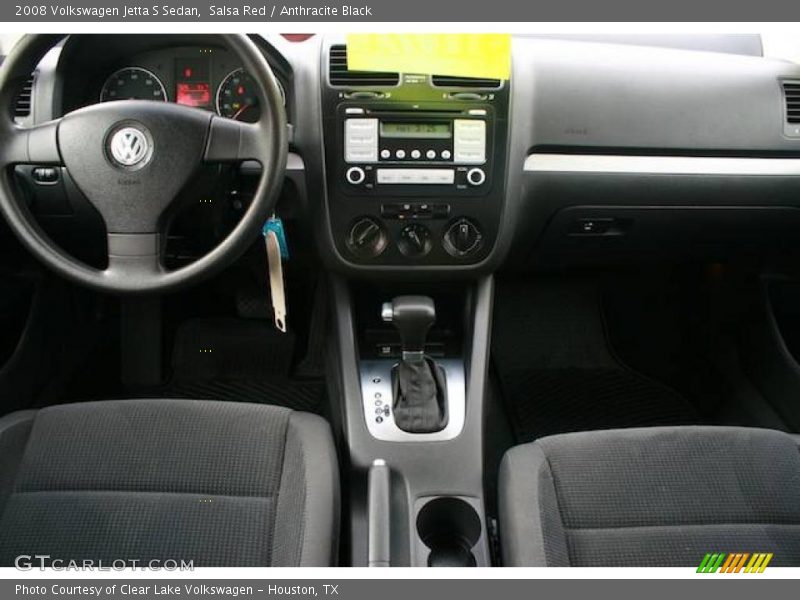 Salsa Red / Anthracite Black 2008 Volkswagen Jetta S Sedan