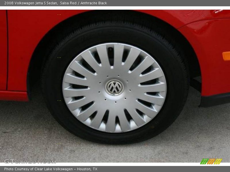 Salsa Red / Anthracite Black 2008 Volkswagen Jetta S Sedan