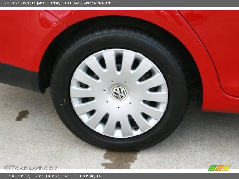 Salsa Red / Anthracite Black 2008 Volkswagen Jetta S Sedan