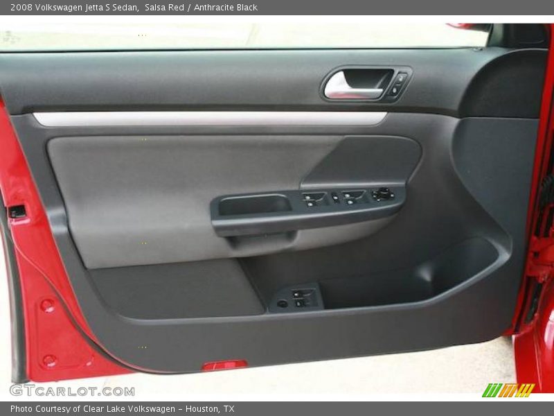 Salsa Red / Anthracite Black 2008 Volkswagen Jetta S Sedan