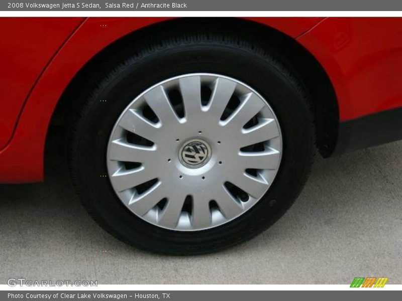 Salsa Red / Anthracite Black 2008 Volkswagen Jetta S Sedan